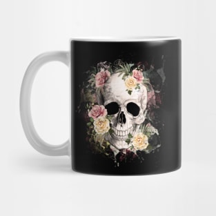 Sage Tribe Skull With roses Mug